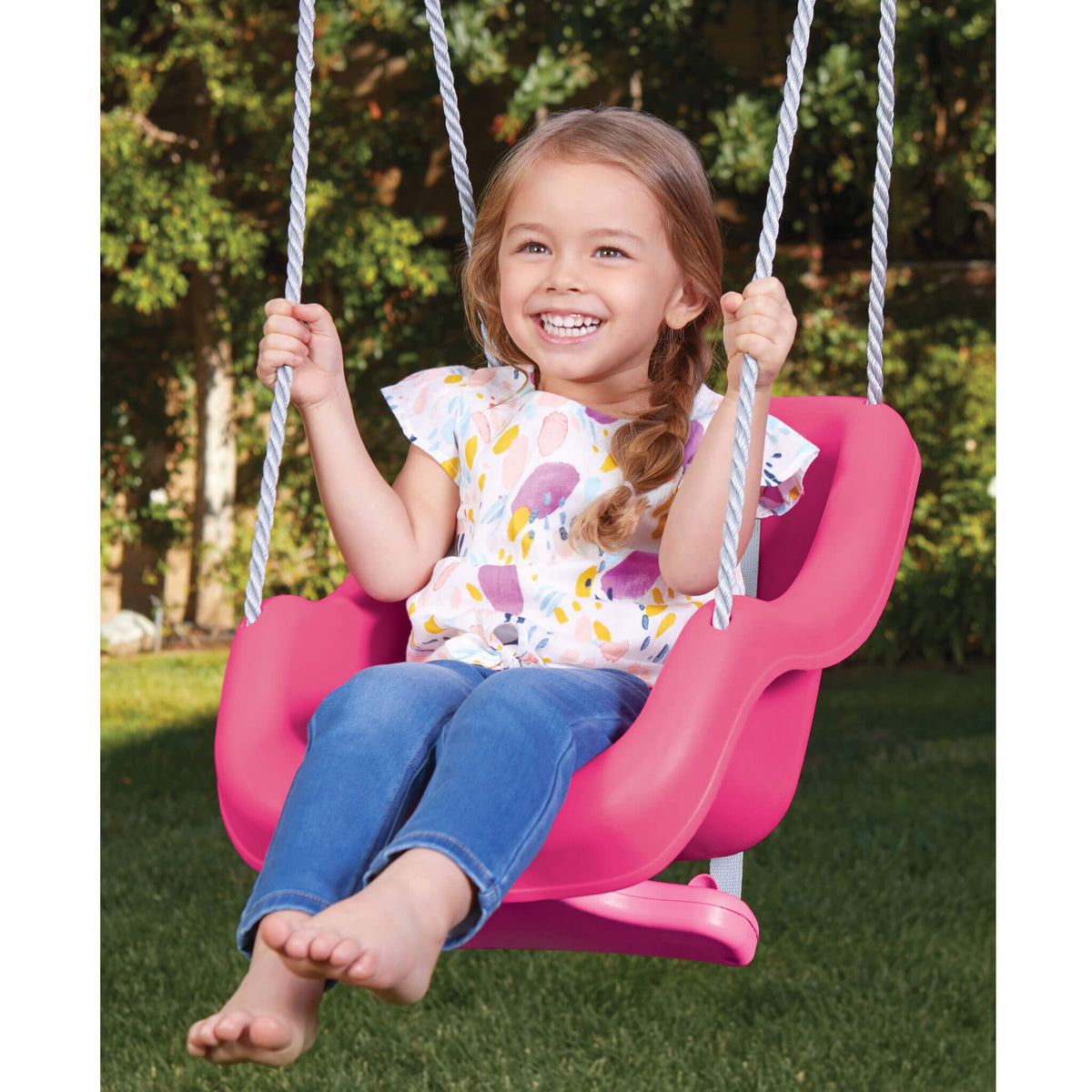 2-in-1 Snug 'n Secure™ Swing - Magenta | Little Tikes Sale