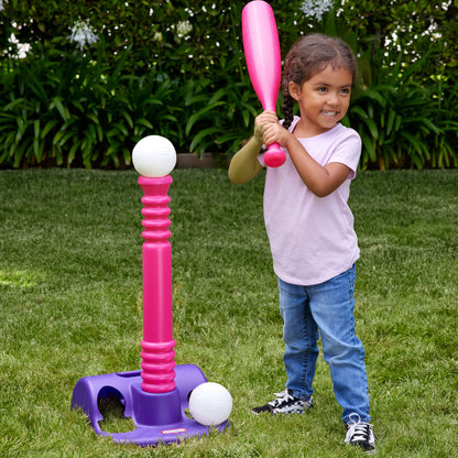 TotSports T-Ball set Pink/Purple | Little Tikes | Little Tikes Value