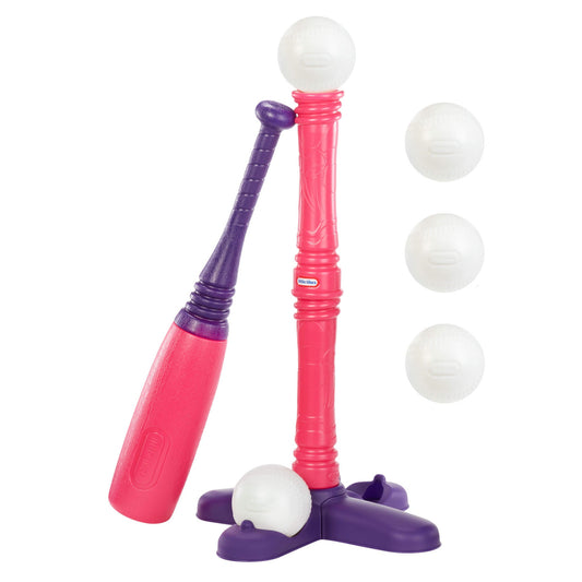 TotSports™ T-Ball Set - Pink Baseball Set for Kids 18M+ | Little Tikes | Little Tikes Trending