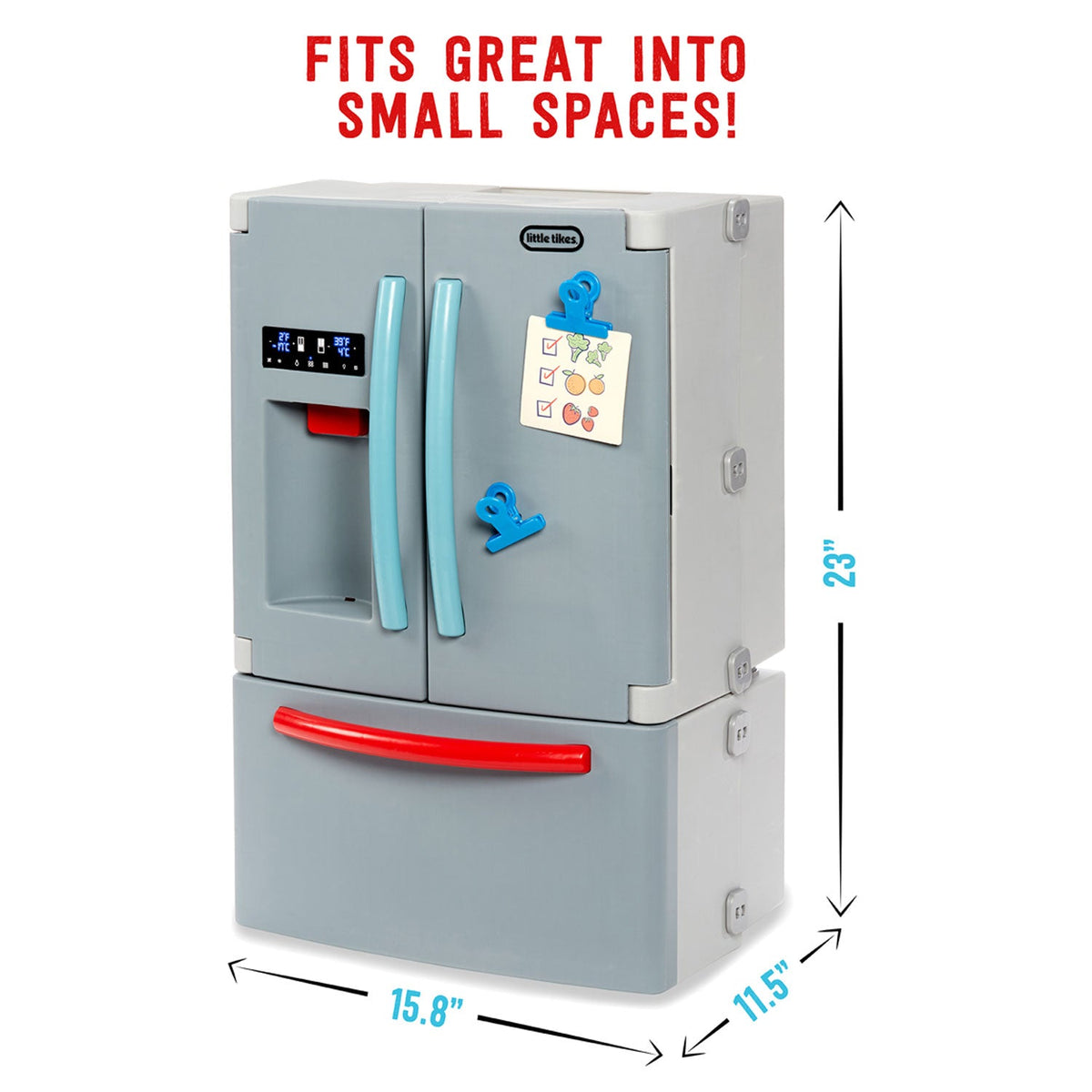 First Fridge – Realistic Pretend Play Refrigerator | Little Tikes Everyday