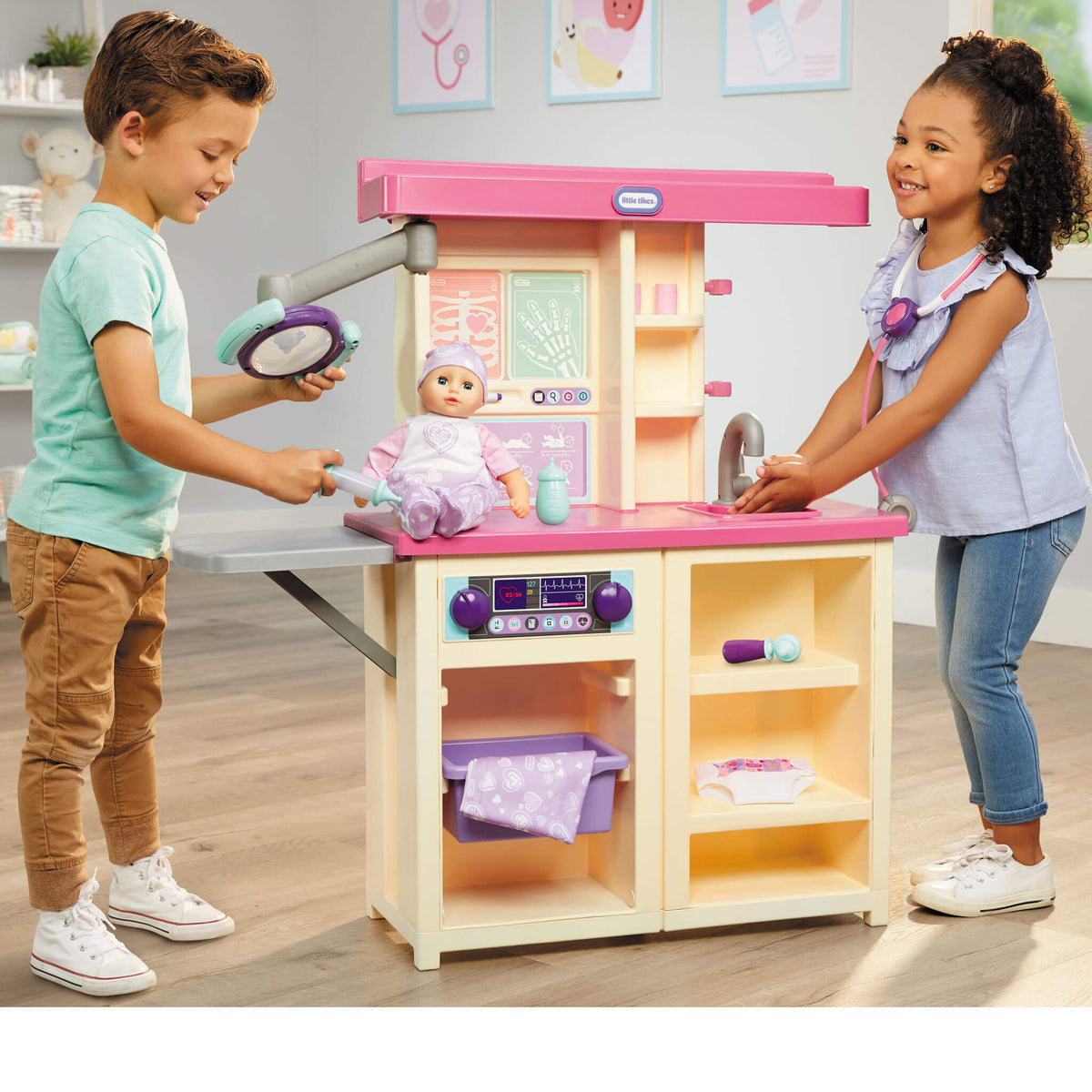 My First Baby Care Center™ - Doctor & Nurse Playset | Little Tikes | Little Tikes Essential