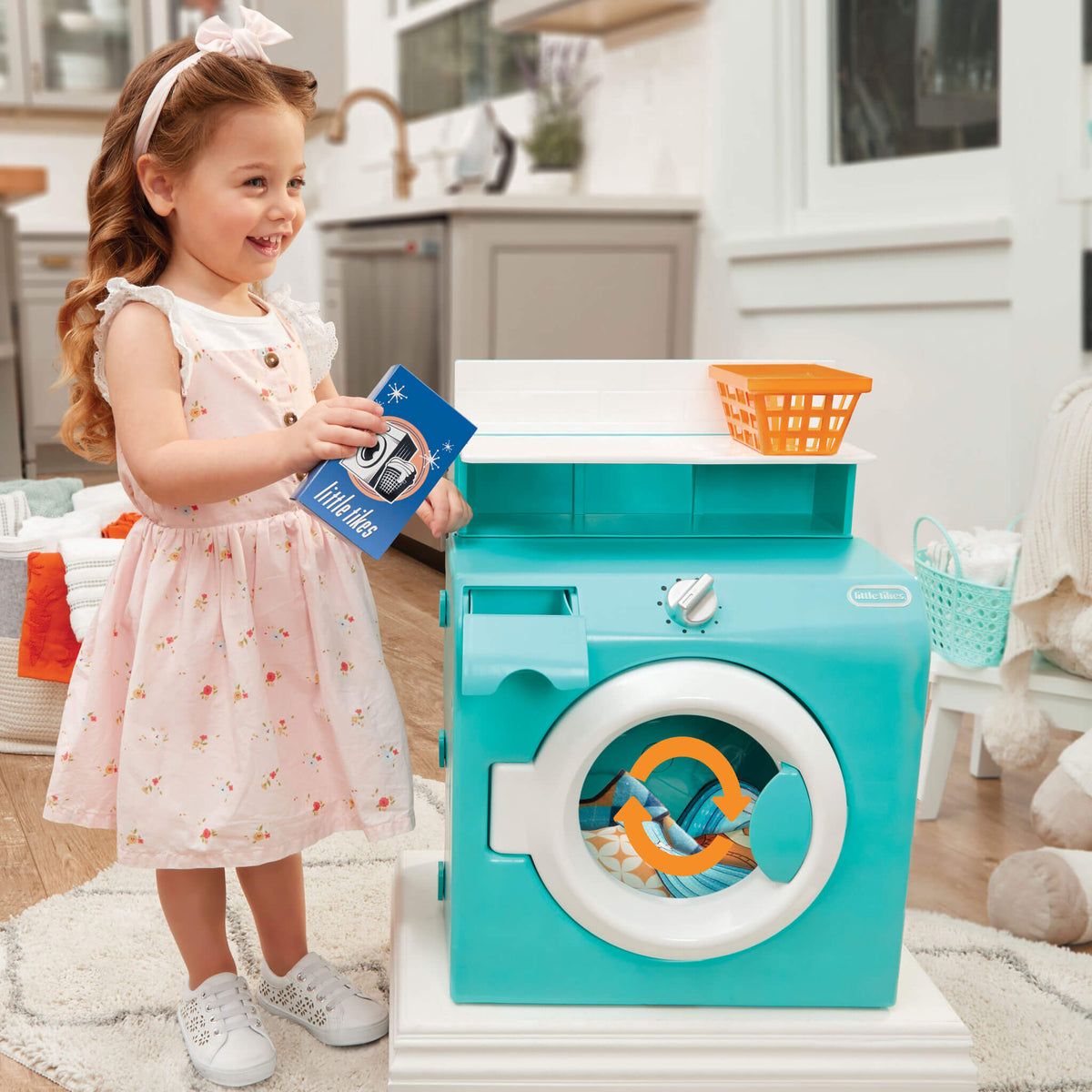 First Retro Washer-Dryer - Pretend Play Laundry Set | Little Tikes Special Offer