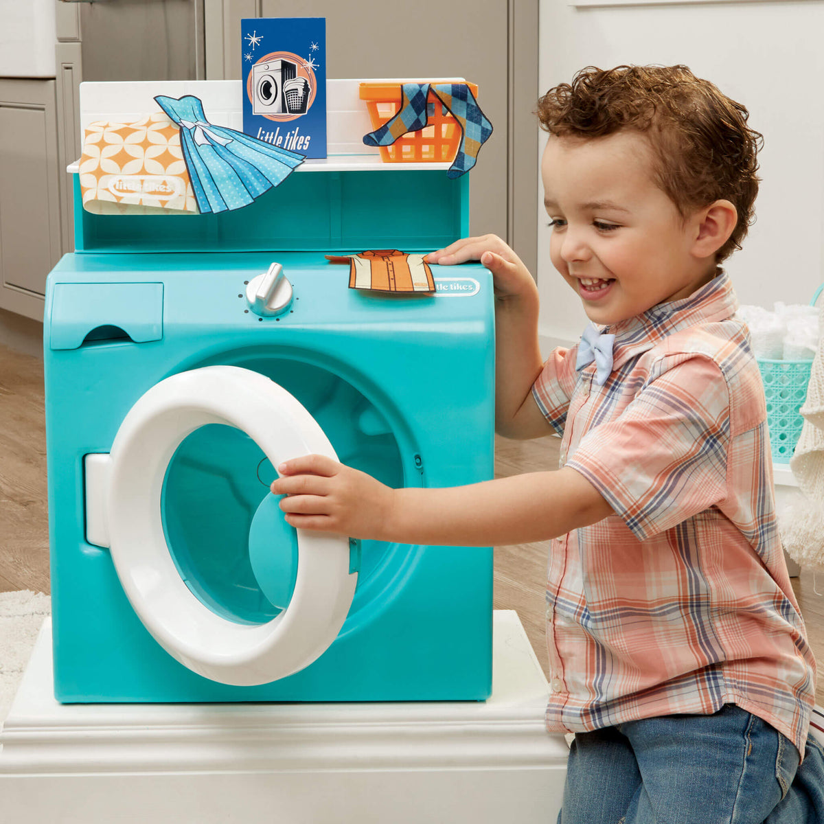 First Retro Washer-Dryer - Pretend Play Laundry Set | Little Tikes Special Offer