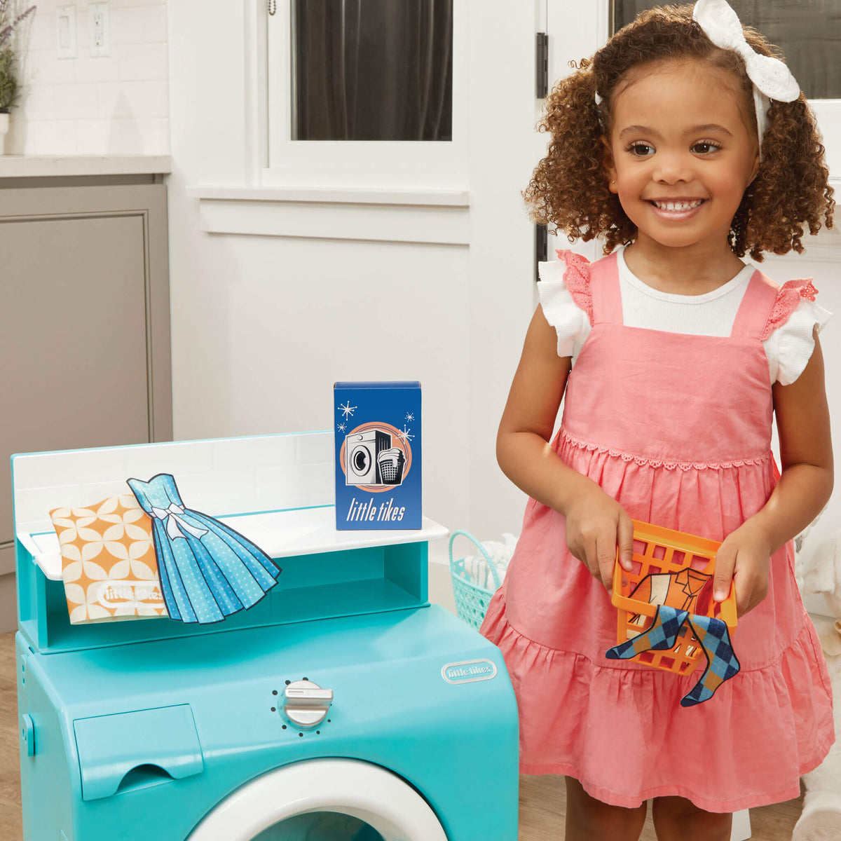 First Retro Washer-Dryer - Pretend Play Laundry Set | Little Tikes Special Offer