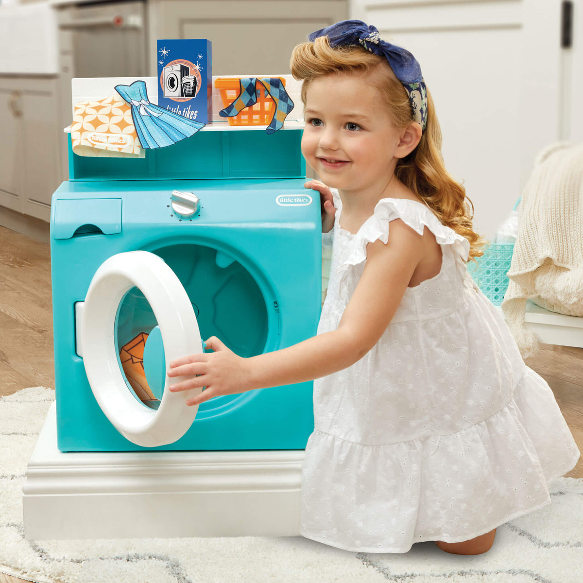 First Retro Washer-Dryer - Pretend Play Laundry Set | Little Tikes Special Offer