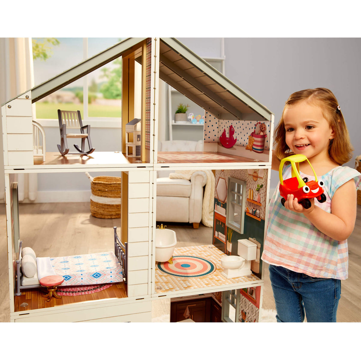 Stack 'n Style™ Wood Dollhouse | Little Tikes | Little Tikes Customer Favorite