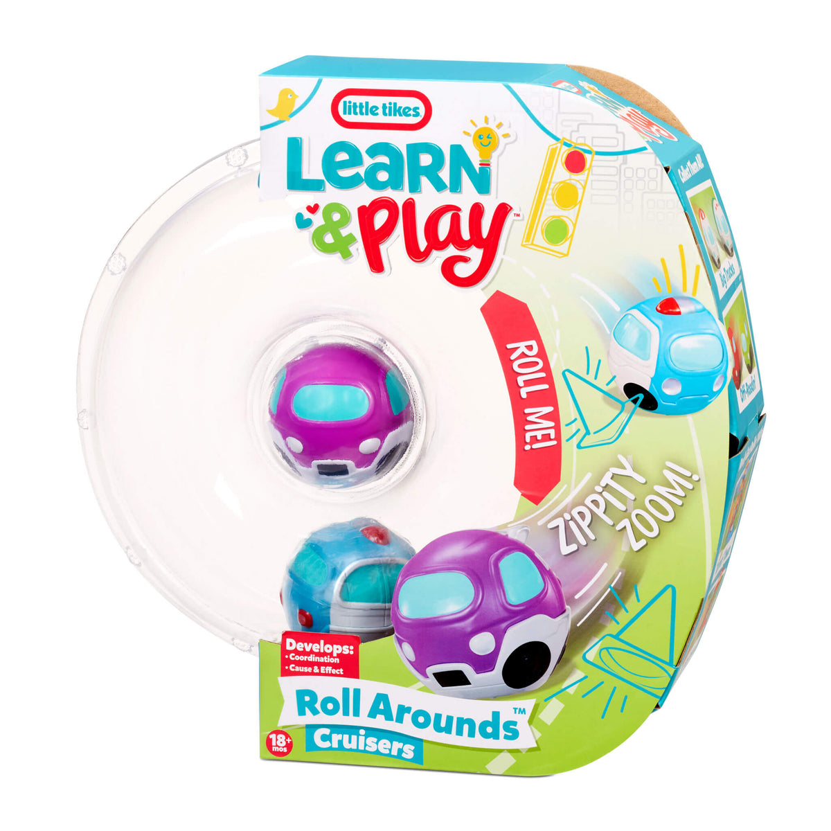 Learn & Play™ Roll Arounds™ Vehicle 2-Pack Cruisers | Little Tikes Classic