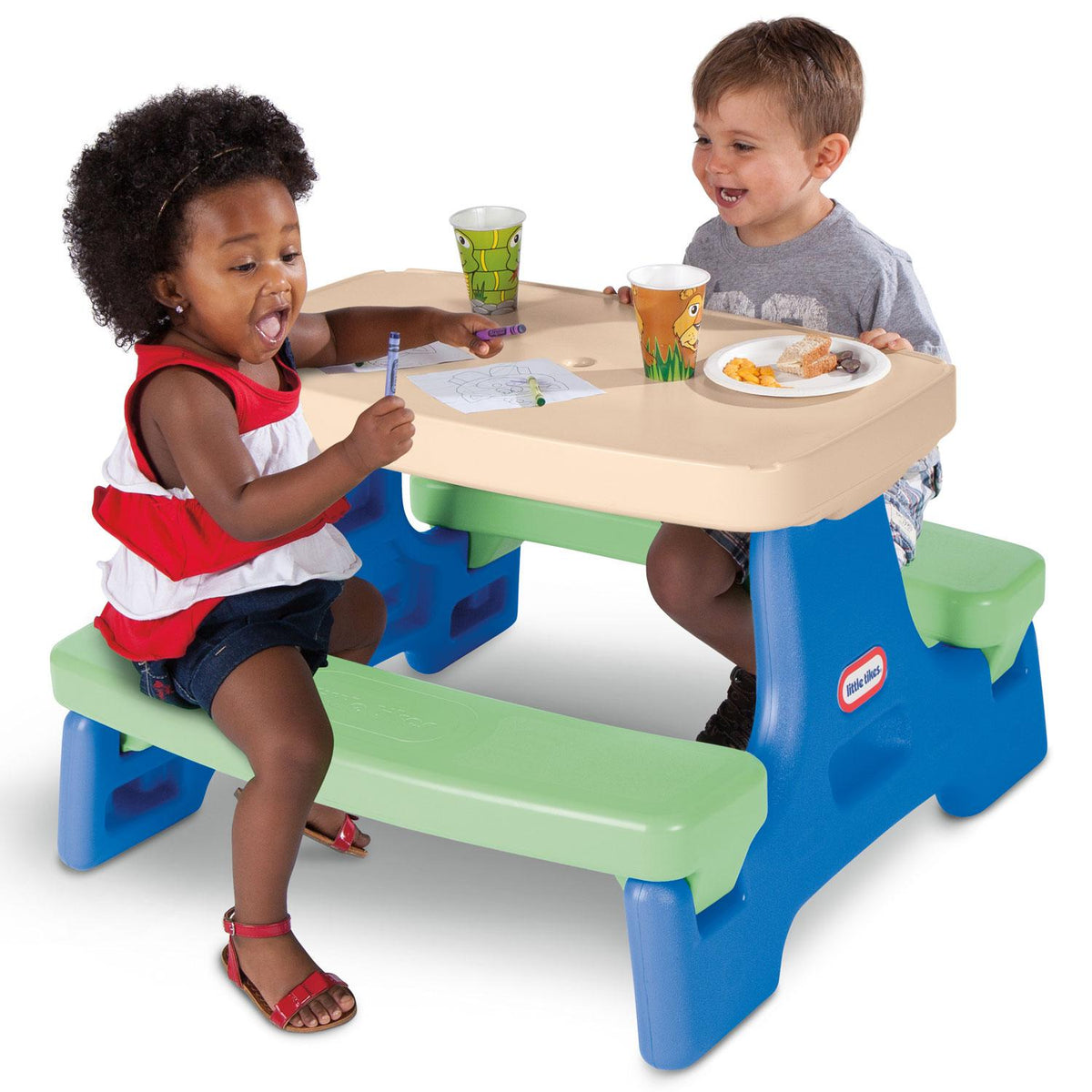 Easy Store Jr. Play Table - Blue/Green | Little Tikes Best Seller