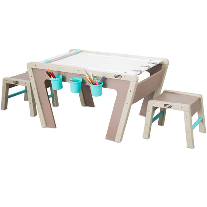 2-in-1 Easel and Art Table – Kids' Wooden Art Station | Little Tikes Best Price