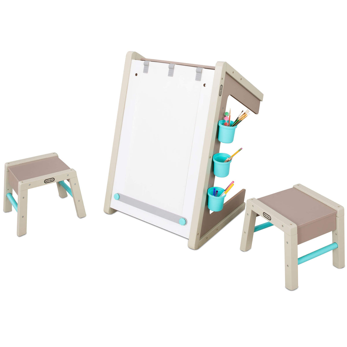 2-in-1 Easel and Art Table – Kids' Wooden Art Station | Little Tikes Best Price