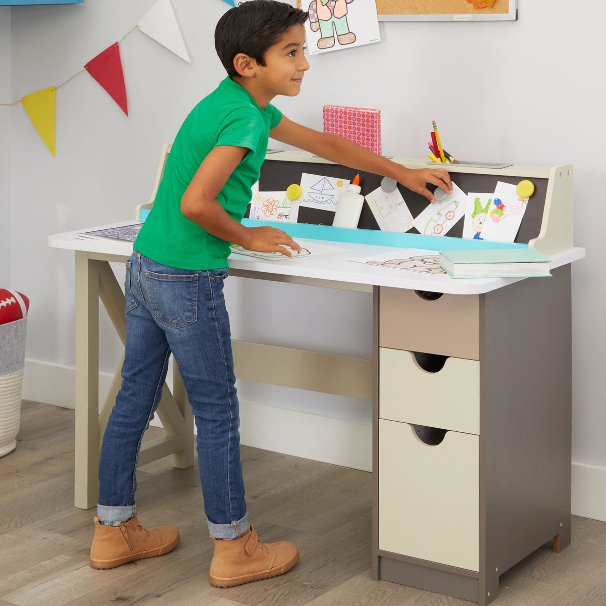 2-in-1 Chalkboard Desk | Little Tikes Signature