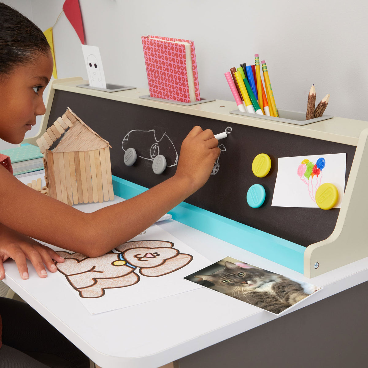 2-in-1 Chalkboard Desk | Little Tikes Signature