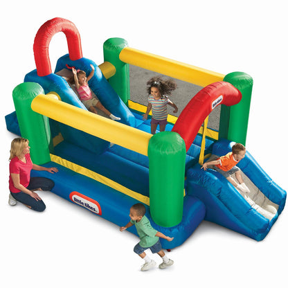 Jump 'n Double Slide Bouncer | Little Tikes Smart Buy