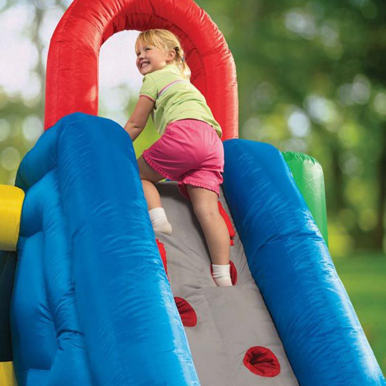 Jump 'n Double Slide Bouncer | Little Tikes Smart Buy