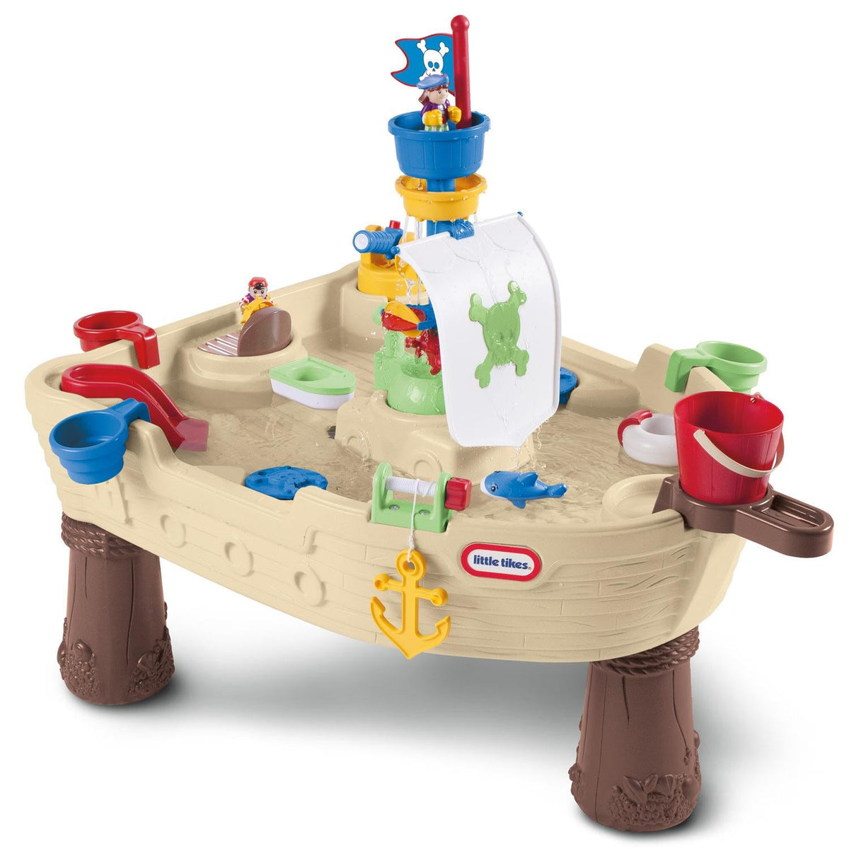 Anchors Away Pirate Ship Water Table | Outdoor Toy | Little Tikes Value