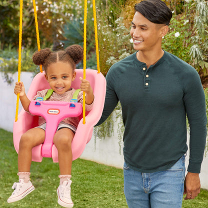 2-in-1 Snug 'n Secure Swing - Pink | Little Tikes Featured