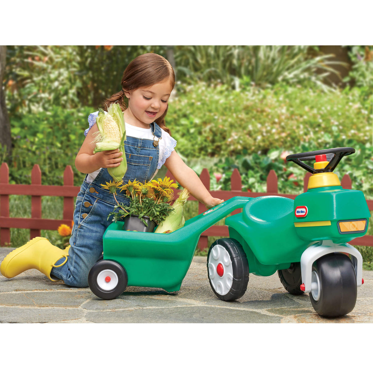 Tractor & Cart – Foot-to-Floor Toddler Ride-On | Little Tikes Popular