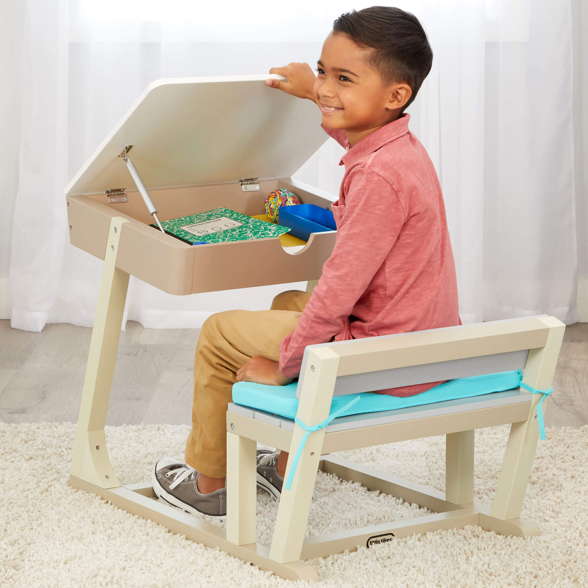 Great Ideas Desk - Kids Wood Desk | Little Tikes Recommended